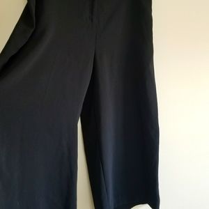 Alfani crop wide leg pants in black